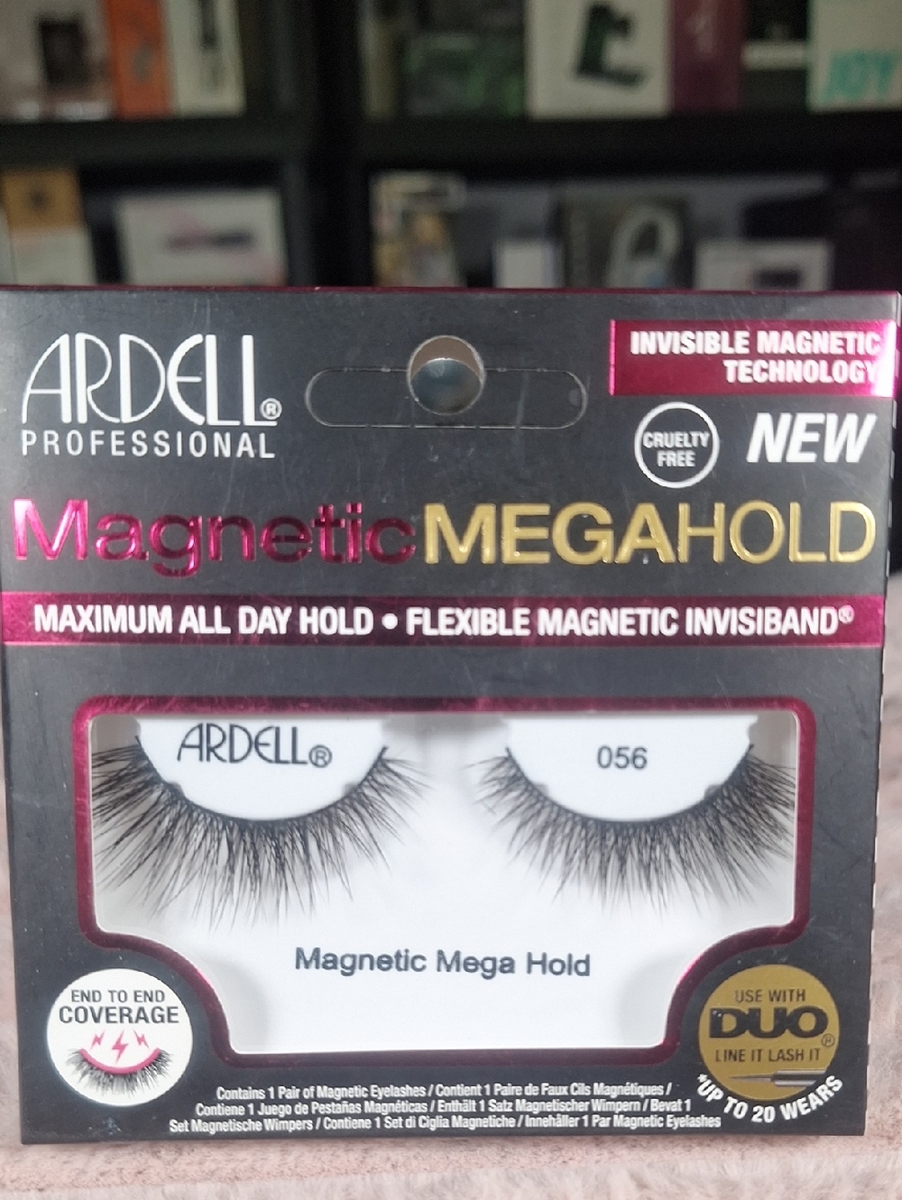Ardell Magnetic Mega Hold Lashes - Black and Gold Accents